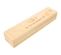 MUSISALY Pregnancy Test Keepsake Box Wood Holder Memory Keepsake for Surprise Announcement Pregnancy Reveal Box for Dad Grandparents