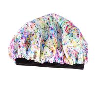 MUSISALY Printing Shower Caps for Women Breathable Broadside Bathing Hats Lightweight Reusable for Cooking and Spa Use