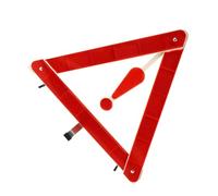 MUSISALY Reflective Warning Triangle for Car Safety Emergency Road Sign Plastic Material Suitable for Traffic Accidents and Breakdowns