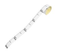 MUSISALY Reflective Water Level Gauge Sticker for Architects, White Self-adhesive Water Level Scale Aluminum Measuring Tape 3.5cm X 2m