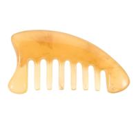 MUSISALY Resin Scalp Care Hair Comb Anti-static with Scalp Massage Function and Oil Balancing Feature Sturdy Green Resin Hair Pick