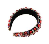 MUSISALY Rhinestone Crystal Headbands for Women Thick Wide Fashion Hair Hoops Elegant Embellished Accessories for Parties Weddings and Everyday Wear