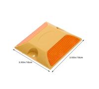 MUSISALY Road Markers Nighttime Visibility with Reflective Road 5pcs Raised Design and Safety, Enhancing Reducing Vehicle Speed for Vehicle Traffic Management on Highways
