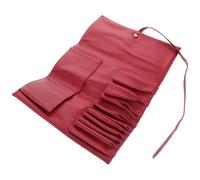 MUSISALY Roll up Makeup Brush Bag for Travel and Home Use Lightweight Pu Cosmetic Brush Holder with Tie Strap Sl nd Versatile