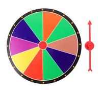 MUSISALY Rotating Party Prize Wheel Fortune Game Prop for Education Carnivals Trade Shows and Home Entertainment