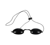 MUSISALY Safety Eye Patch Black UV Protection Eye Mask for Cosmetic Procedures LED Light Therapy Fit for Daily Use