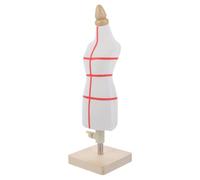 MUSISALY Sewing Mannequin Woman Dress Display Stand with Smooth Surface and Rounded Edges for Tailors and Fashion Design Clothes Doll Model for Upright Garment Presentation and Decorative