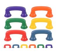 MUSISALY Small Receiver Toy Set 12Pcs Vibrant Colors Lightweight ABS Material Realistic Design Versatile Speech Therapy Tool for Role-Playing Activities and Pretend Play