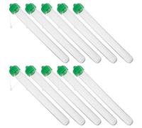 MUSISALY Small Test Tubes Lightweight 20ml 10pcs with Screw Caps Laboratory Sample Vials Suitable for Travel and Storage in Purse Or Bag