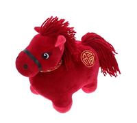 MUSISALY Soft Horse Plush for Cozy Stuffed Animal Doll Cognitive Development and Easy to Clean Year Horse Mascot for Year Party and Home Decor