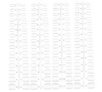 MUSISALY Soft Nail Tips 120 Pcs Short Fake Nails Full Cover Modern Nail Art Extensions