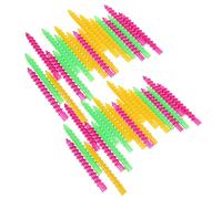 MUSISALY Spiral Hair Curlers Perm Rods for Long Hair 100pcs Perm Kit for Salon or Home