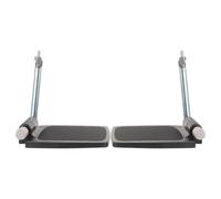 MUSISALY Stable Wheelchair Footplates with Thickened Folding Design and Adjustable Legrests for Comfortable Support in Daily Wheelchair Use 1 Pair Plastic Random Color