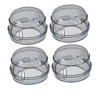 MUSISALY Stove Knob Covers 4pcs Child Safety Protector Prevents Children from Turning Gas Knobs Suitable for Kitchen and Home Use