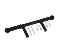 MUSISALY Stroller Handle Extension Bar Universal Stainless Steel Trolley Handle Extender Grip with Double Tube Heightening Bracket for Carriage and Pushchair