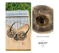 MUSISALY Strong Brass Tingsha Bells Tibetan Finger Cymbals Meditation Chimes for Relaxation Mindfulness and Vajrayana Ceremonial Use Ethnic Percussion Instrument Accessory