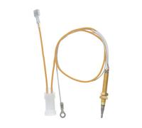 MUSISALY Thermocouple Sensor Pin for Gas Stove and Natural Gas Stove Safety Flame Failure Probe with Copper Needle Rubber and Zinc Alloy Material Golden Colour Stable Operation Suitable