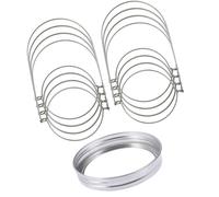 MUSISALY Tinplate Wire Hanger Jar Lifting Yoke 24pcs for Regular Mouth Jars