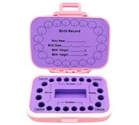 MUSISALY Tooth Fairy Keepsake Box for Boys and Girls Baby Tooth Holder and Prevent Sliding Sturdy Pp and Eva Material to Keep Child's Memory