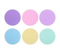 MUSISALY Training Markers Field Markers for Soccer Football Training Cones 6Pcs 12cm Flat Spot Markers for Dynamic Team Training on Artificial Turf Enhanced Footwork Precision