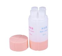 MUSISALY Travel Toiletry Set Refillable Bottles Shampoo Conditioner Soap Lotion Leakproof Portable Reusable for Trips