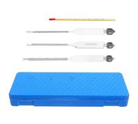 MUSISALY Triple Scale Hydrometer for Spirits and Denatured Alcohol Testing, Glass Build, Reusable, 1 Set, Designed for Home Wine Making and Alcohol Concentration Measurement