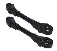 MUSISALY Twin Stroller Connector 2pcs Portable Aluminum Attachment for Joining Two Single Prams for Family Outings and Shopping