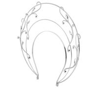 MUSISALY Vintage Baroque Headband for Wedding DIY Crown Hair Accessories for Women Three-layer Goddess Headpiece Hair Decor Craft Supplies