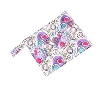MUSISALY Washable Waterproof Diaper Pouch for Outdoor Walking Small Diaper Storage Bag Made of Fabric and TPU from Dirt and Keeps Them Clean