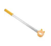MUSISALY Window Opener Pole 0.4M Yellow K-Shaped Non-Slip Push Pull Rod for Skylights Kitchen and Bedroom Windows and Roller Blinds Opener Tool