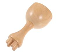 MUSISALY Wood Therapy Tools Rolling Cupping Massage Cup for Back, Wooden Scraping Massage Tool, Portable Home Use Body Shaping Therapy