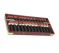 MUSISALY Wooden Abacus 13-row 7-beads Counting Tool for Students and Boys and Girls, Vintage Style Educational Arithmetic Toy for Learning Numbers and Mental Calculation