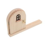 MUSISALY Wooden Fairy Door Switch Cover 24x15.5x4.5cm Proof Socket Protector Electrical Outlet Cover for Room Bedrooms Bathrooms Wall Decor