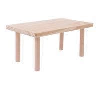 MUSISALY Wooden Hamster Platform with Four Legs and Simple Structure, Provides Climbing and Resting Space, Suitable for Gerbil and Chinchilla in Hamster Cage, Khaki Small Animal Habitat