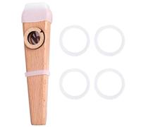 MUSISALY Wooden Kazoo Musical Instrument Music Performance Kazoo with Strong Resonance, Easy to Learn for Guitar and Ukulele Accompaniment Suitable for Young and Old