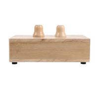 MUSISALY Wooden Tuning Fork with Dual Compartment Portable Sound Resonator Resonance Box and Two-Slot Rectangular Design Amplifies Tuning Fork for Classrooms and Therapeutic Sessions