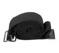 MUSISALY Yoga Tension Strap Black 1Pcs - Stretching Resistance Band for Yoga, Pilates Auxiliary Equipment for Meditation and Flexibility Training