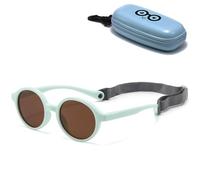 Musivon Baby Sunglasses with Adjustable Strap, Polarized Toddler Sunglasses Flexible Frame for 0-2.5 Years Newborn Boys Girls