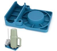 Musiwanna Silicone Bottle Holder and Drying Rack for Stanley Cup, 30/40oz Tumbler, Straw and Lid, Fast Dryer Rack, Blue