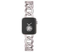 Musk-MSKR Starlight Watch Bands for Women Compatible with Apple Watch Band 38mm 40mm 41mm 42mm (S10) Adjustable Metal Band Single-Row Bracelet for iWatch Series1/2/3/4/5/6/7/8/9/10/SE