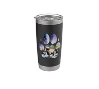 Musk Ox Winter Paw Print Art Stainless Steel Insulated Tumbler