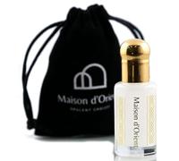 MUSK TAHARA 12 ml | Artisanal Hand Crafted Perfume Oil Fragrance for Women and for Men | Traditional Attar Style Cologne | by Perfumer Maison d'Orient, Dubai UAE | Gift/Party Favour | Body Oil