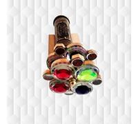 MUSKAN NAUTICAL STORE Decorative Kaleidoscope for Kids Single Wheel Kaleidoscope Unique Brass Antique Kaleidoscope (Without Stand)