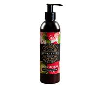 Musketeers - Moisturising Daily Use Hand Cream for Men and Women - Enriched with Sweet Almond Oil - Nourishing and Hydrating Lotion - Strawberry and Rhubarb Fragrance - 250ml