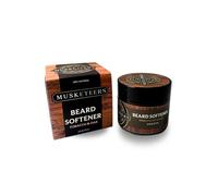 Musketeers - Skincare Beard Softener - Nourishing and Conditioning Formula Enriched with Jojoba Cocoa Butter Sweet Almond and Coconut - Natural Men's Grooming - Cuban Tobacco & Oak - 57g