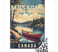 Muskoka in Canada 1000 piece jigsaw puzzles- | meaningful gift for mum to enjoy a peaceful relaxing afternoon with a cup of tea and some quiet time38x52cm