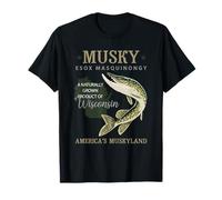 Musky Fishing Wisconsin T-Shirt