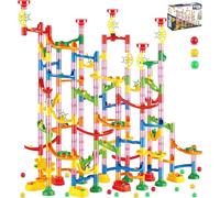 Muslecid 232 PCS Marble Run STEM Building Toys for 3+ Years, Creative Marbel Run with 45 Colourful Plastic Marbles, Educational Construction Track Set, Gift for 3 4 5 6-8-12 Year Olds Boys Girls