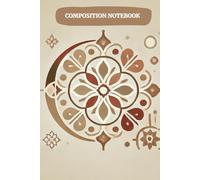 Muslim Aesthetic Composition Notebook - 100 Pages | Cute Islamic Inspired Journal for School, Writing & Notes | College Ruled