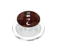 Muslim Allah & Prophet Mohammed Name Kaaba crescent Islam PopSockets PopGrip for MagSafe